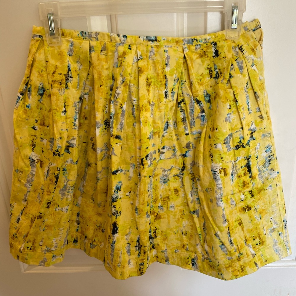 Jack Yellow patterned skirt